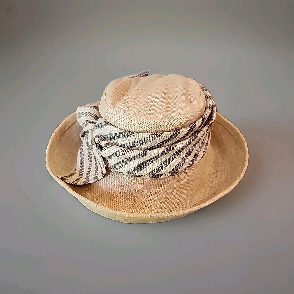 Vintage Kathy Jeanne Straw Bow Hat - Picture 4 of 5